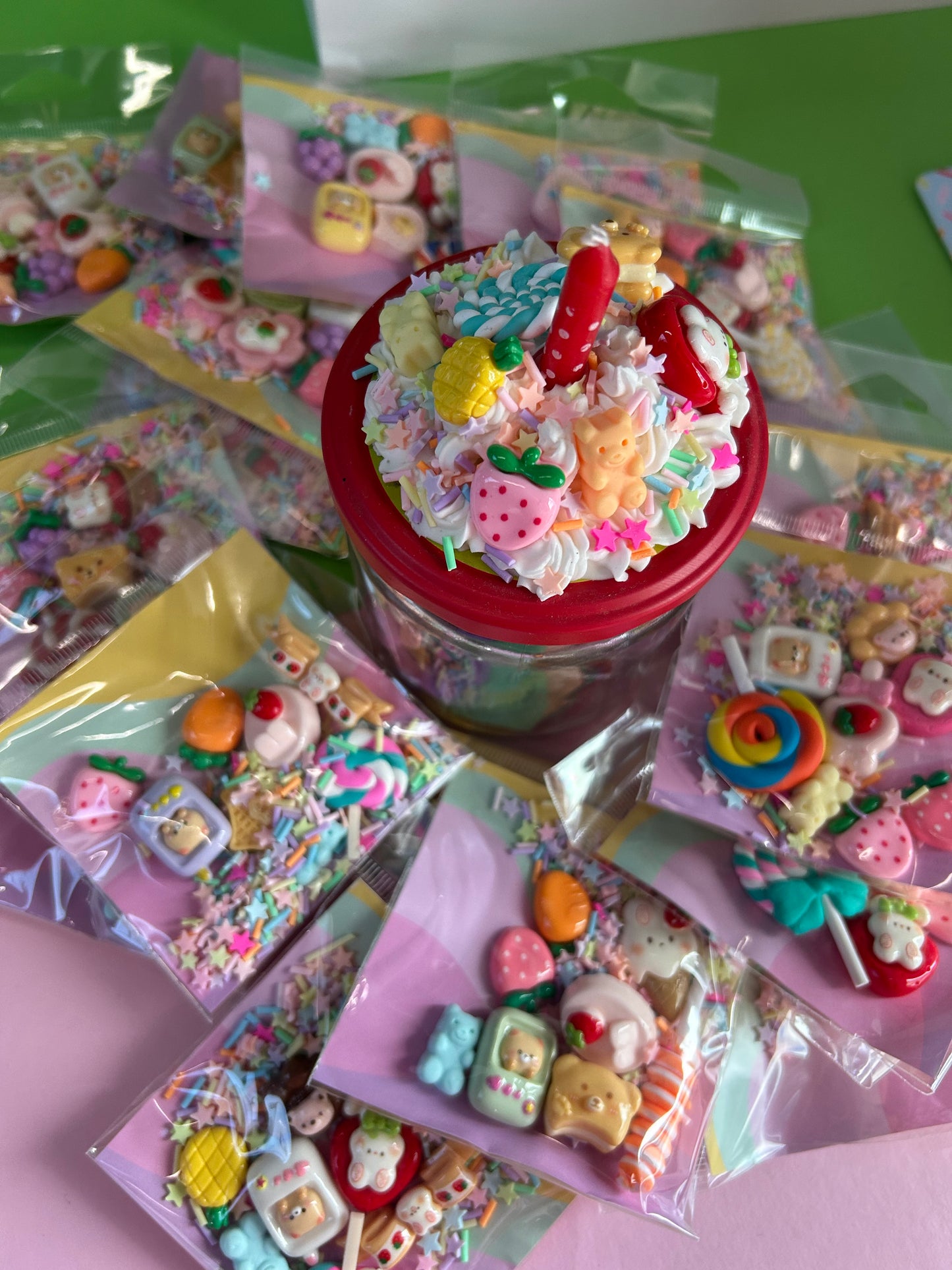 DIY Kawaii Cabochons & Sprinkles - zakje 8 stuks