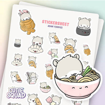 Stickervel - Asian Foodies - CutieSquad