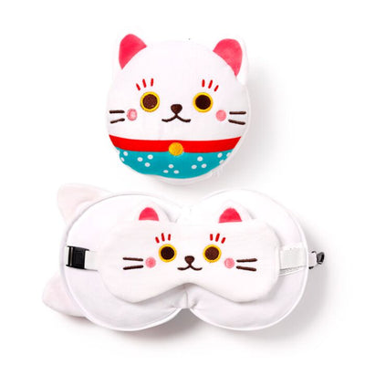 Reiskussen & Slaapmasker - Maneki Neko