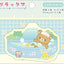 Mini Briefpapierset - Rilakkuma Cat Public Bathhouse - Blue