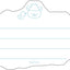 Mini Briefpapierset - Rilakkuma Cat Public Bathhouse - Blue