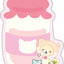 Mini Briefpapierset - Rilakkuma Cat Public Bathhouse - Pink