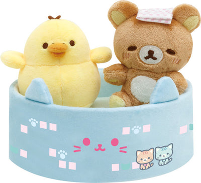 Rilakkuma Plush Set - Cat Public Bathhouse