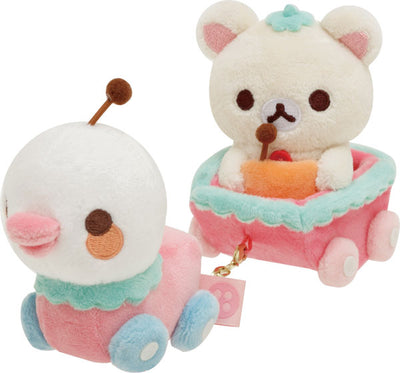 Korilakkuma Mini Plush Set van 2 - Full of Strawberry Day