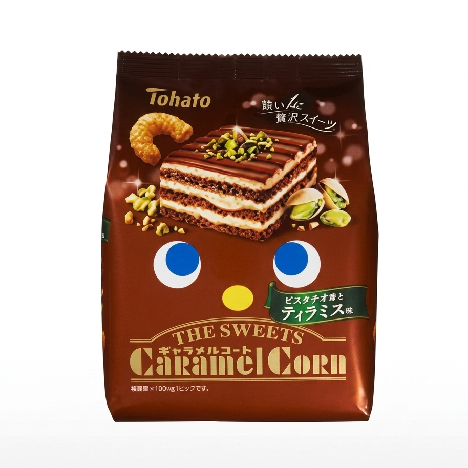Caramel Corn - Pistachio Tiramisu