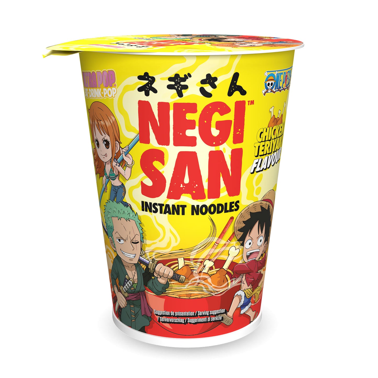 Ultra Pop | Negi San | One Piece - Chicken Teriyaki-  Flavored Instant Noodles