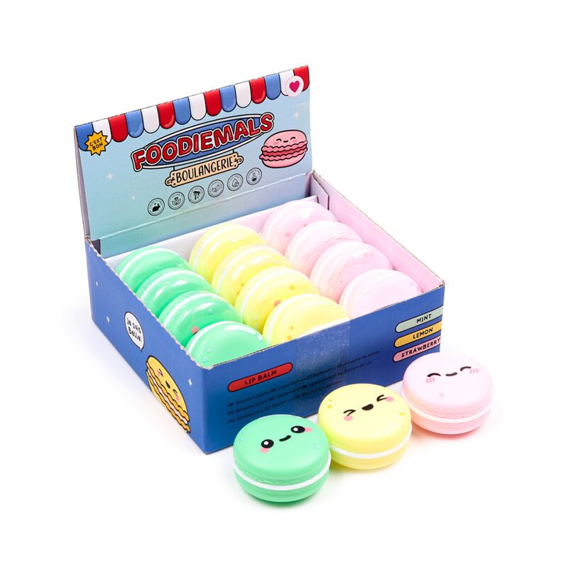Foodiemals Lip Balm - Macaron - Kies je design