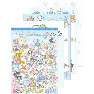 Memoblok Groot - San-X Town - Blue
