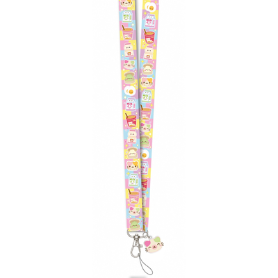 MostCutest.nl Keycord met charm - Kawaii Food & Cats
