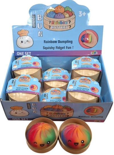 Rainbow Squishy Dumpling - 1x Squeezy