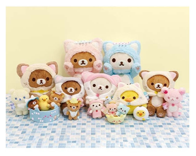 Rilakkuma Medium Plush - Cat Public Bathhouse - Rilakkuma