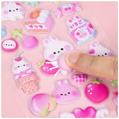 Squishy Bums Kawaii Stickervel - Kies je kleur