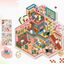BYO Kawaii Sticker World - XL Mahjong Cats - DIY Sticker Scene Set