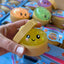 Mini 5,5 cm Glitter Squishy Dumpling - 1x Surprise kleur Squeezy