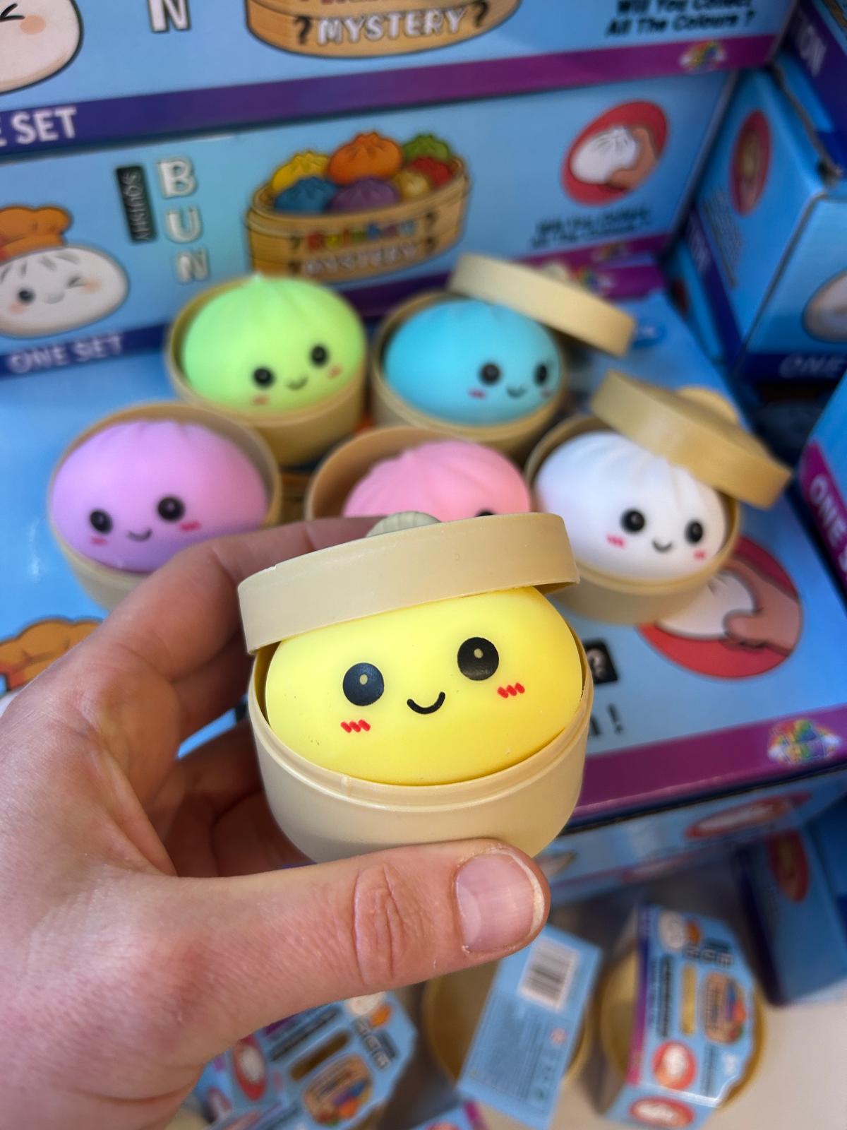 Mini 5,5 cm Coloured Squishy Dumpling V2 - 1x Surprise kleur Squeezy