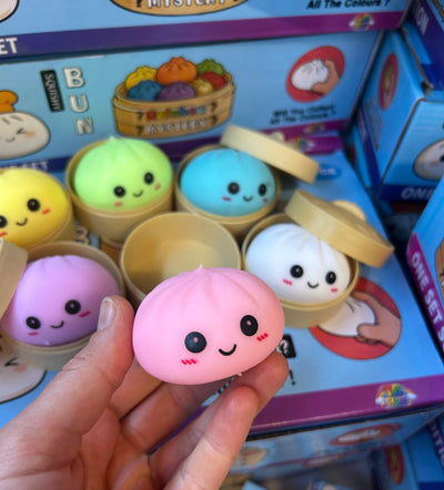 Mini 5,5 cm Coloured Squishy Dumpling V2 - 1x Surprise kleur Squeezy