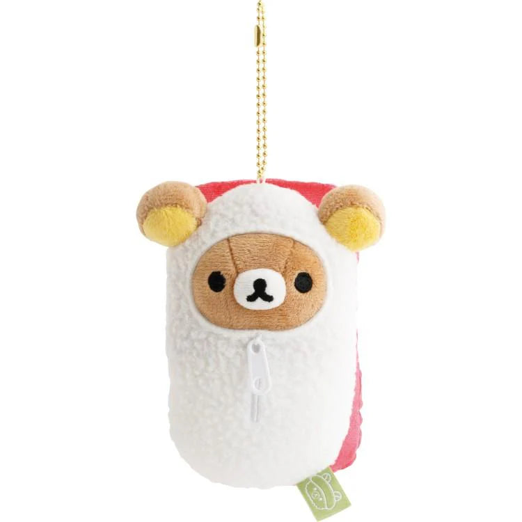 Rilakkuma Plushie Keychain - Anytime Sushi - Nigiri
