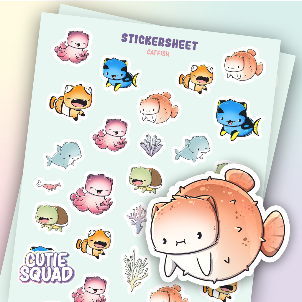 Stickervel - Catfish - CutieSquad