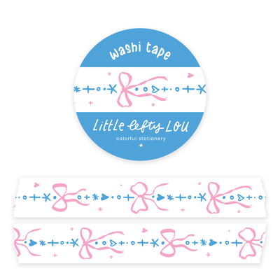 Washi Tape - Blue Bows