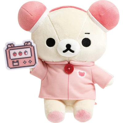 Rilakkuma Plush - Pink Gaming - Korilakkuma