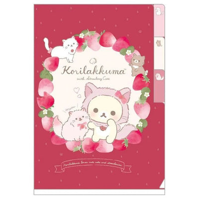 Mini Insteekmap Korilakkuma with Strawberry Cats