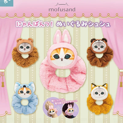 Gashapon - Mofusand Nyanpantsu! - Plush Scrunchie