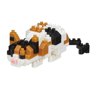 Nanoblock - Build your own Pet - Lapjeskat/Calico cat