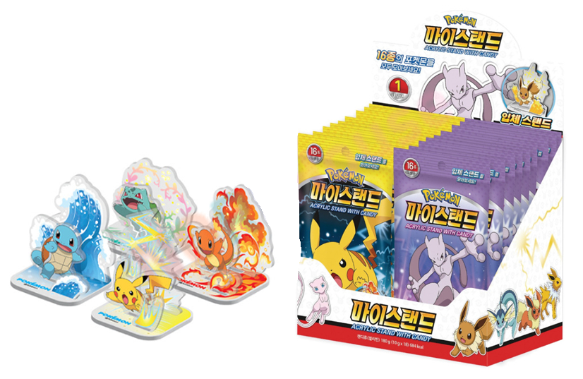 Pokémon Acrylic Stand Blindbag with Candy