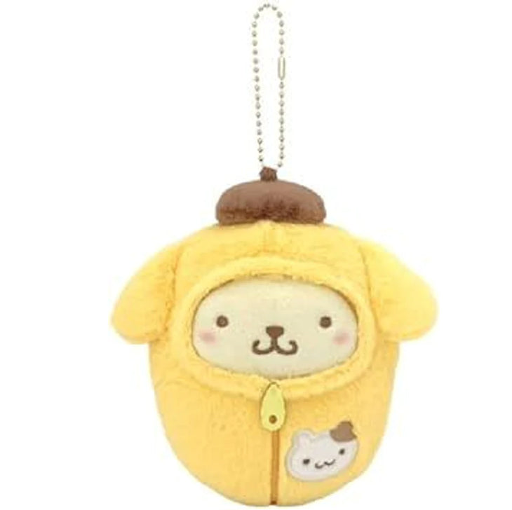 Plush Keychain Sanrio Pom Pom Purin - Cute Cocoon