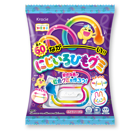 Popin Cookin Looong! Rainbow String Gummy