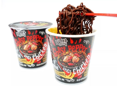 Daebak Ghost Pepper Black Noodles - Spicy Chicken Flavour