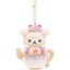 Plush with Ballchain San-X Rilakkuma - Flower Tea Time - Korilakkuma