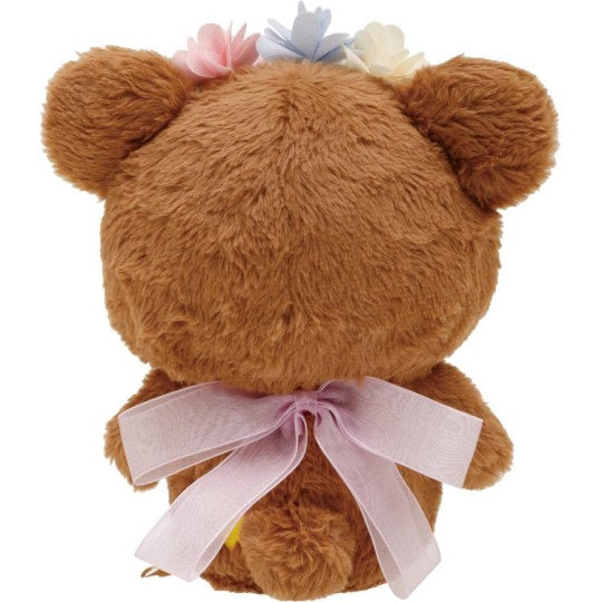 Medium Plush San-X Rilakkuma - Flower Tea Time - Chairoikoguma