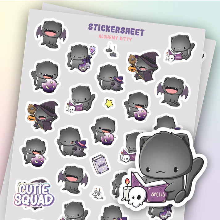 Stickervel - Witch Kitty - CutieSquad