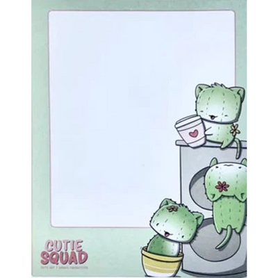 Sticky Notes Block - Cactus Cat Group - CutieSquad