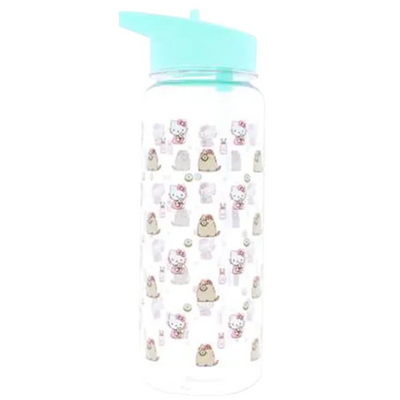 Hello Kitty & Pusheen Waterfles met rietje