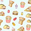 Stickervel - Junkfood Party - Cutiesquad