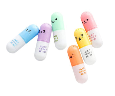 Happy Pills minimarkers - 6 stuks
