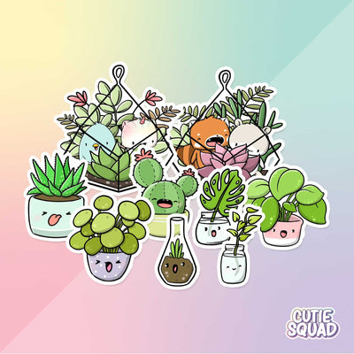 Stickerset - Plantlife - CutieSquad