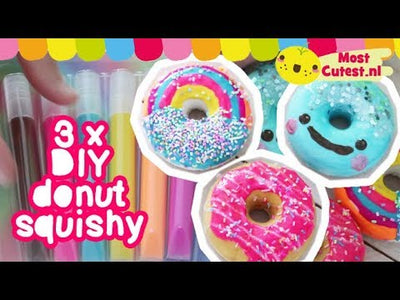 Deco Squishy Round Glazed XL Donut - DIY Squishy